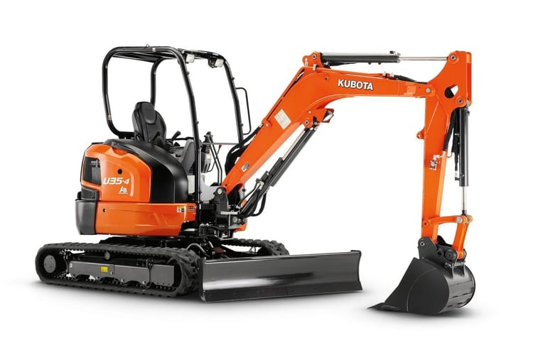 3.5 TON MINI EXCAVATOR OPEN ROPS ZERO RADIUS W/ THUMB
